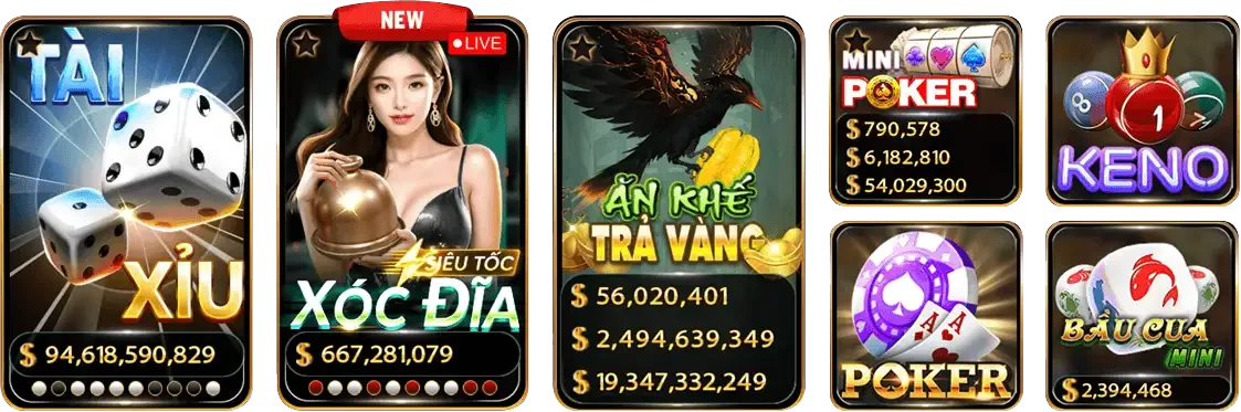 Top games nổi bật tại HITCLUB
