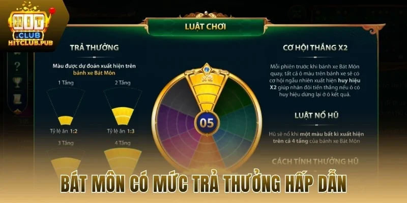 Bát môn có mức trả thưởng hấp dẫn