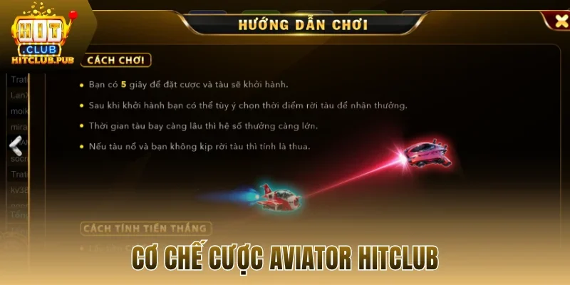 Cơ chế cược aviator Hitclub