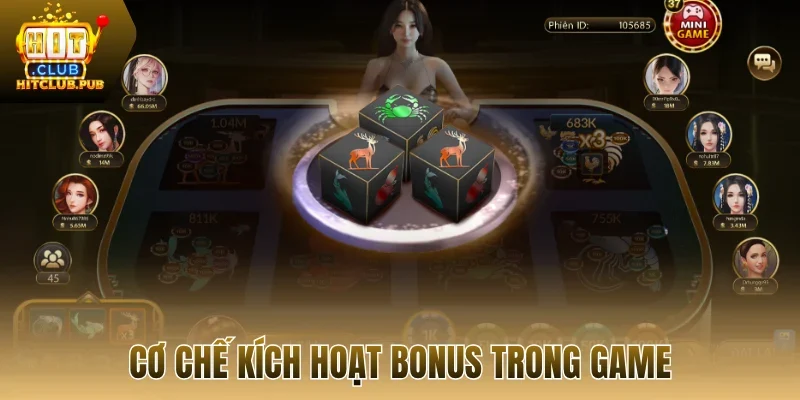Cơ chế kích hoạt bonus trong game