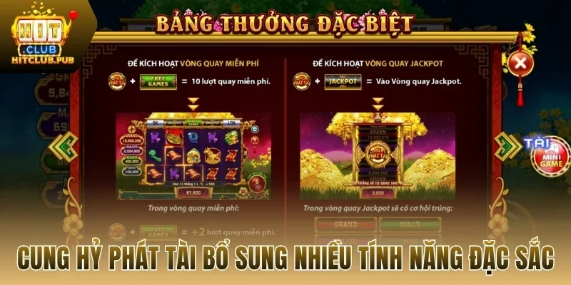 Cung hỷ phát tài bổ sung nhiều tính năng