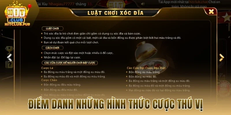 Điểm danh những hình thức cược thú vị