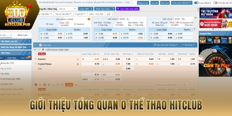 Giới thiệu tổng quan O thể thao Hitclub