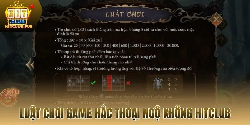 Luật chơi game Hắc Thoại Ngộ Không Hitclub