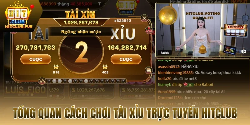 Tổng quan cách chơi tài xỉu trực tuyến Hitclub